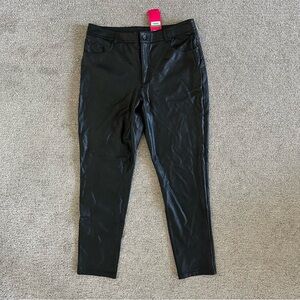 Commando‎ Faux Leather 5-Pocket Pant SLG69 Black Size Large